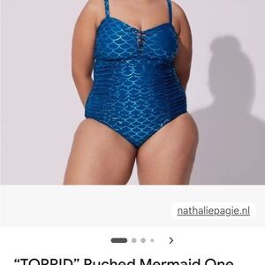 Torrid Size 1 Mermaid Swimsuit LIKE NEW